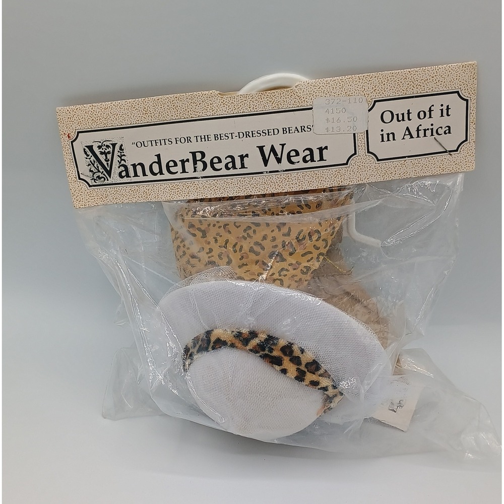 Vanderbear Wear Out Of It In Africa For 7" Muffy Vanderbear Sealed Outfit
